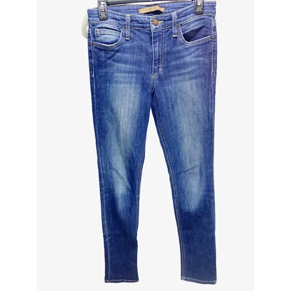 Joe's Jeans Women's Mid Rise Skinny Blue Denim